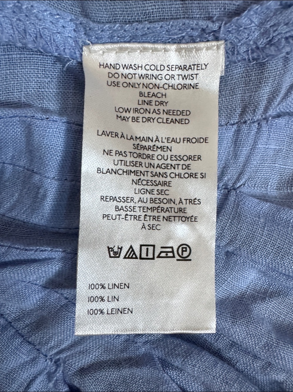 NWT Size XL - Anthropologie 100% Linen Pleated Top (NWT US$ 108) - Picture 14 of 15